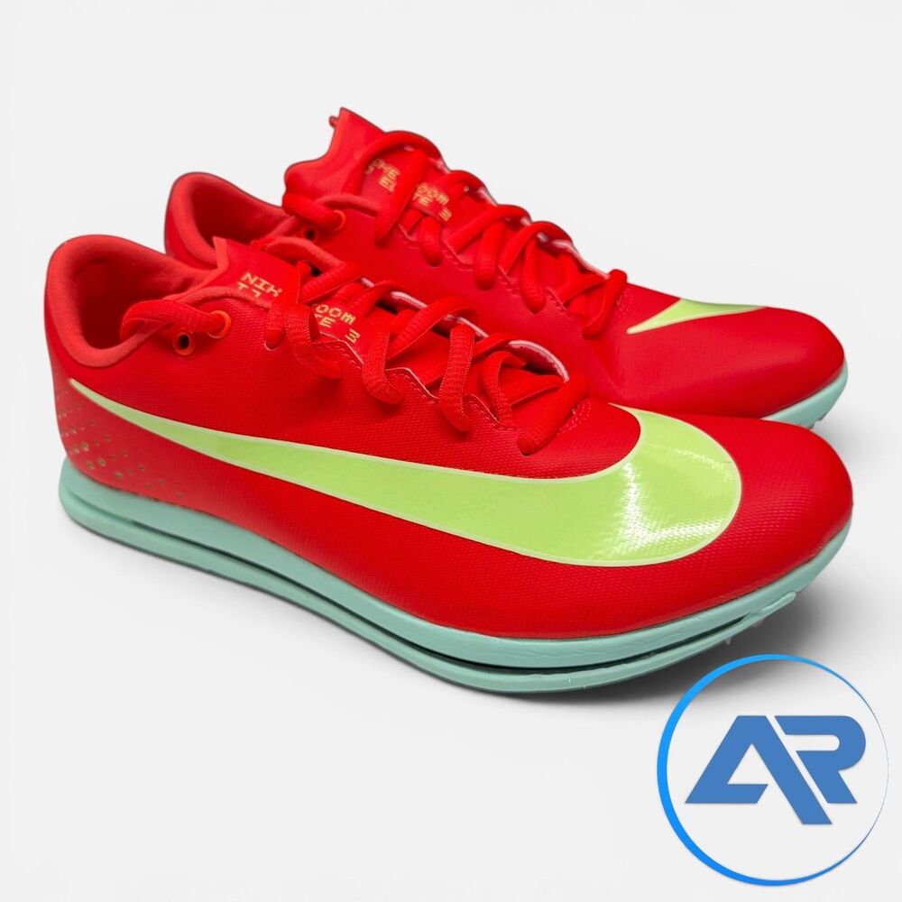 Nike Triple Jump Elite 3  Men's Size 7.5 Crimson Lime Spikes HV6425-600